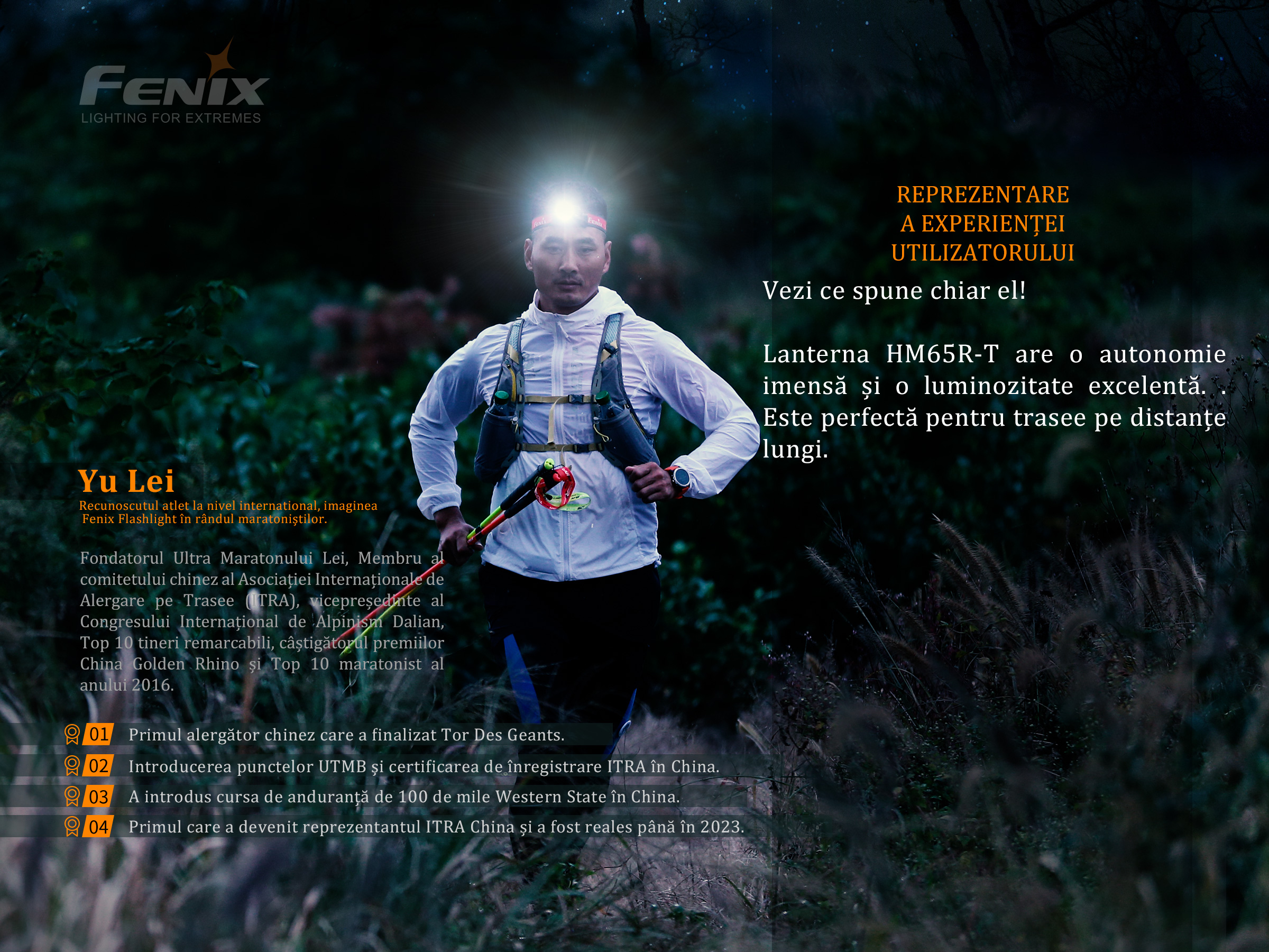 Fenix HM65R-T – Lanternă frontală – 1500 Lumeni – 170 Metri