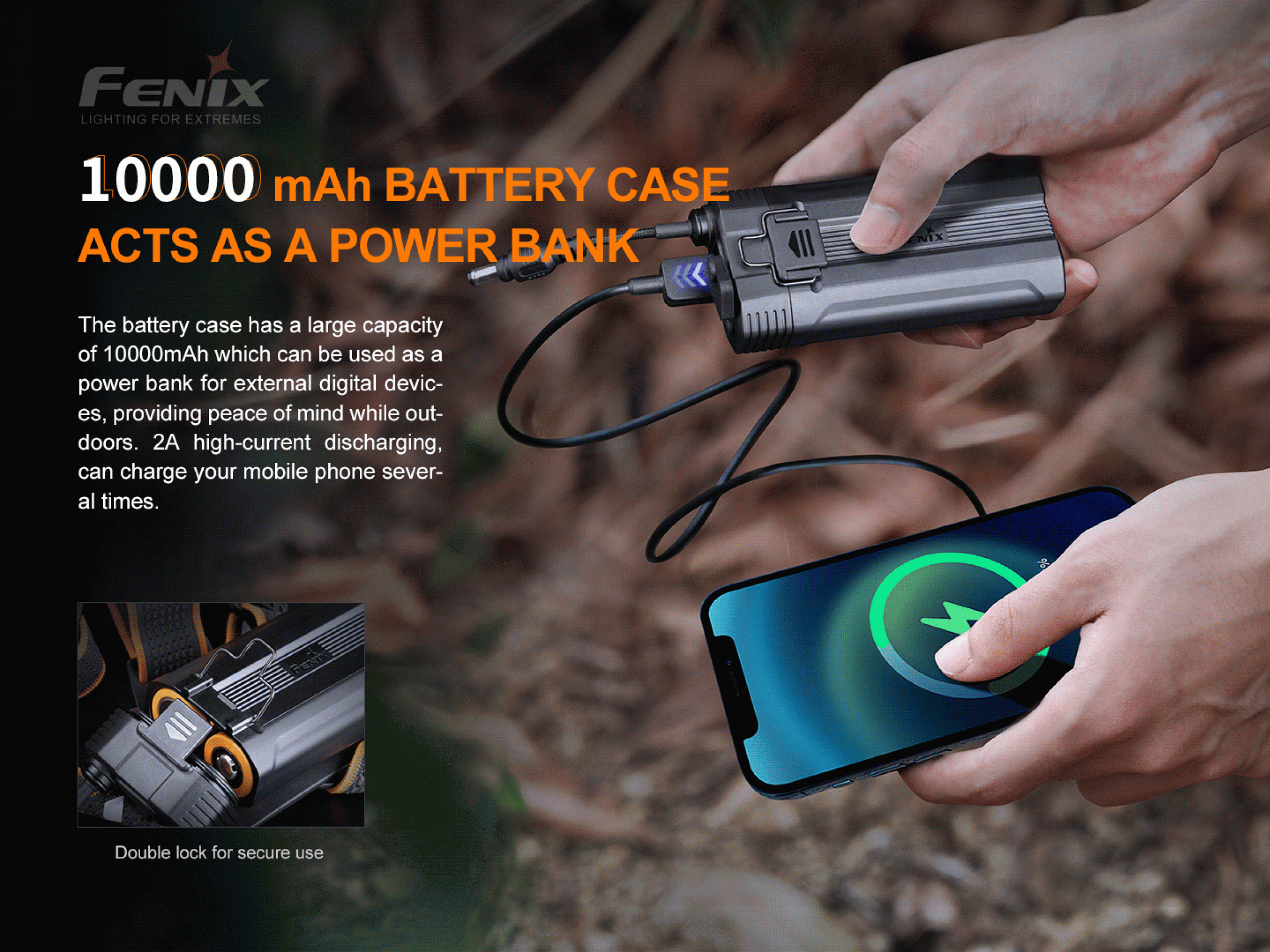 Fenix HP30R V2.0 – Lanternă frontală – 3000 Lumeni – 270 Metri