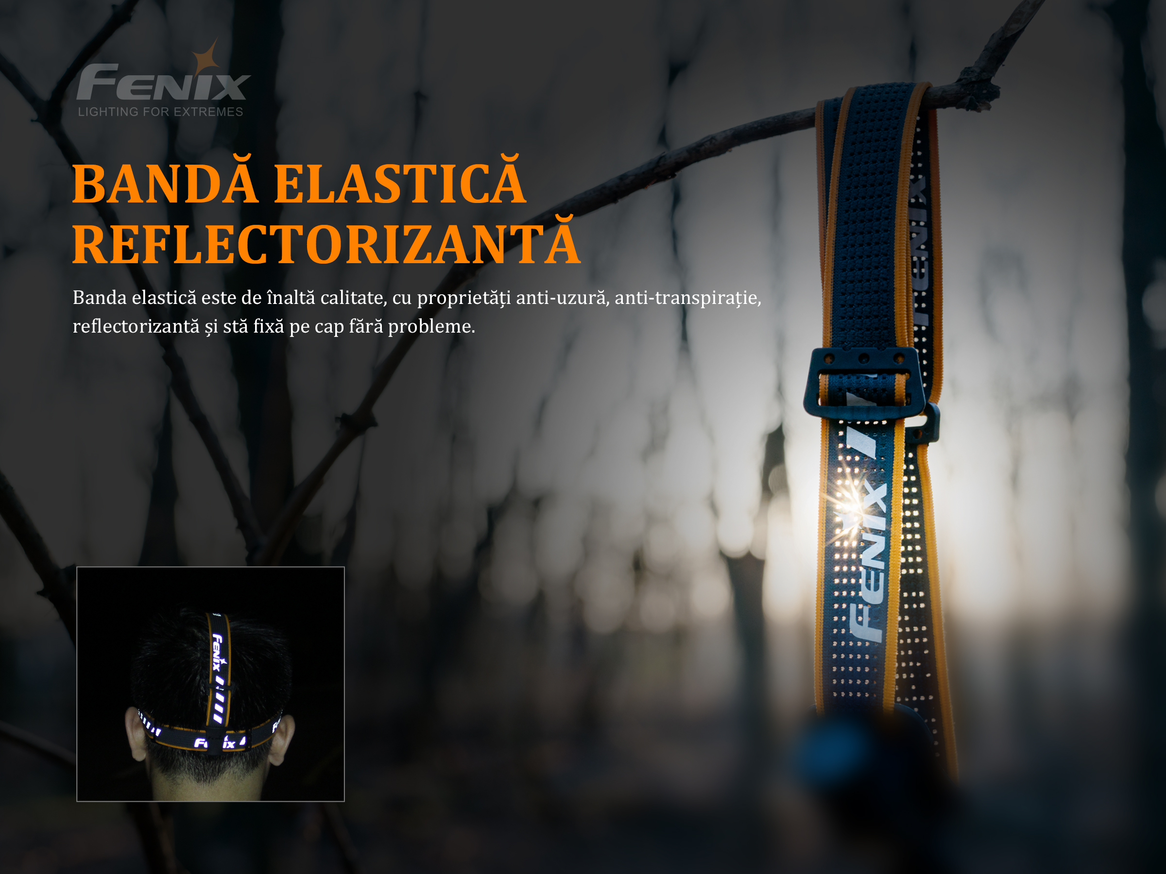 Lanternă frontală Fenix HM61R – 1200 Lumeni