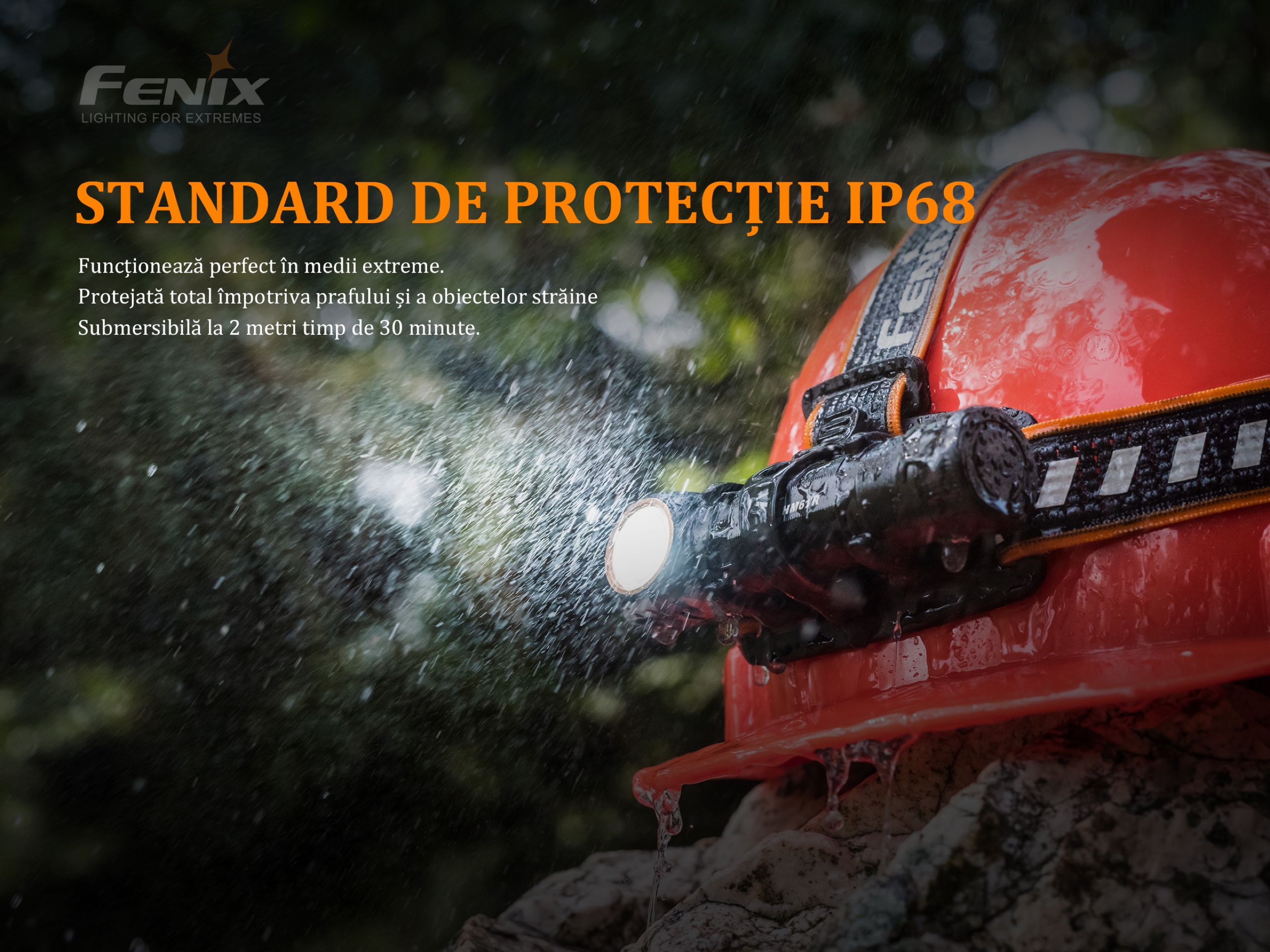 Lanternă frontală Fenix HM61R – 1200 Lumeni