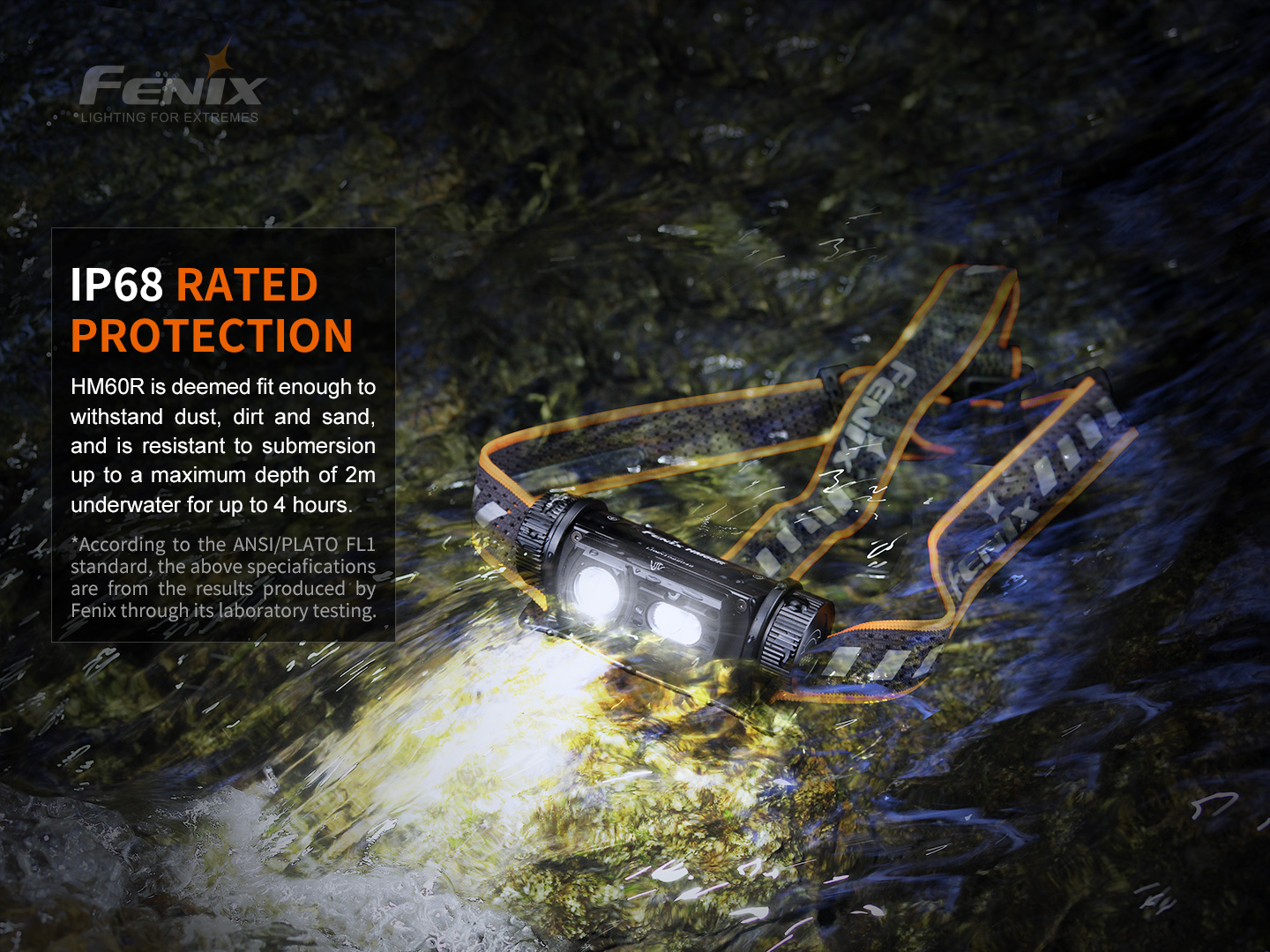 Fenix HM60R – Lanternă frontală – 1200 Lumeni – 116 Metri