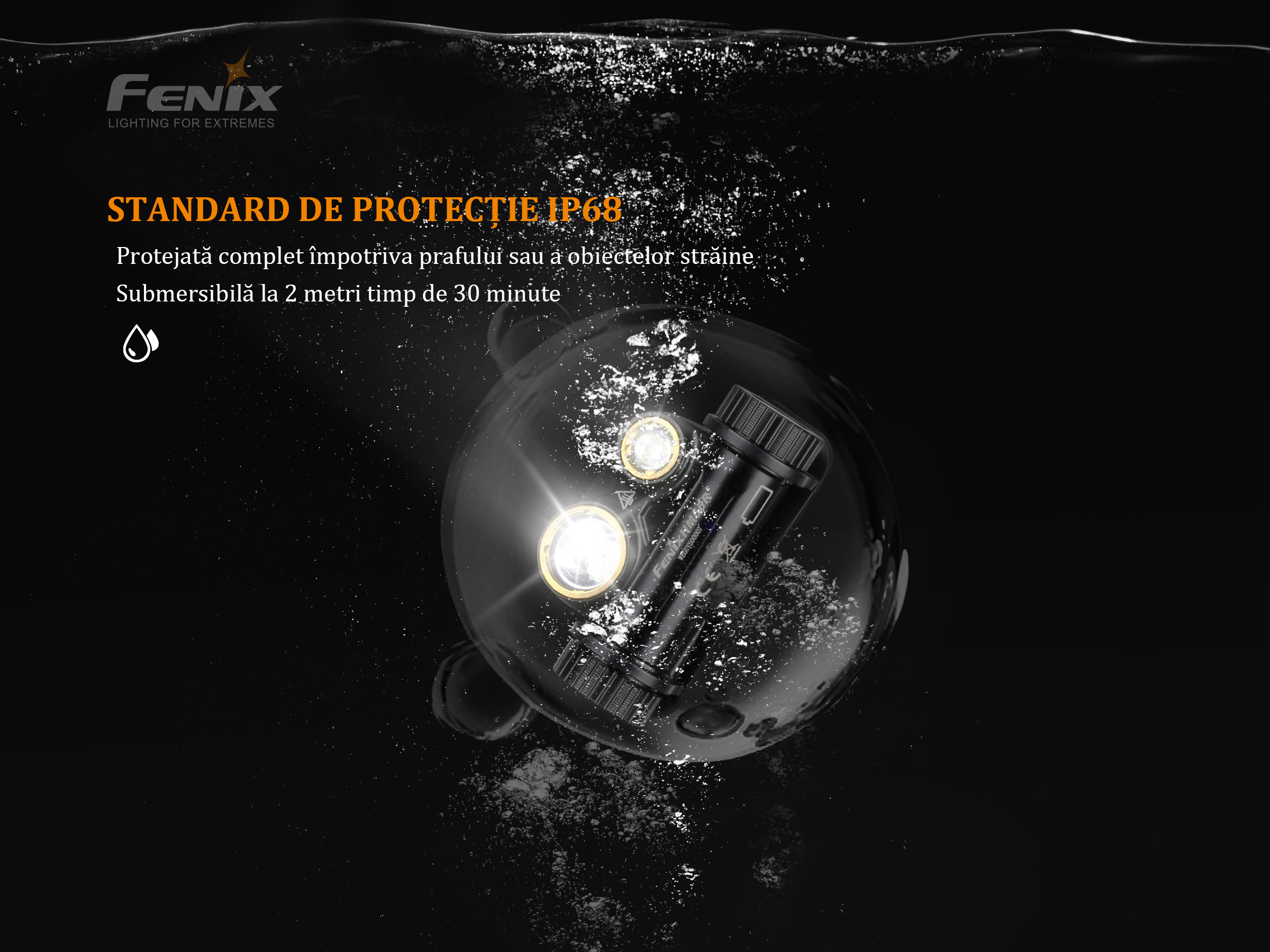 Lanternă frontală Fenix HM61R – 1200 Lumeni
