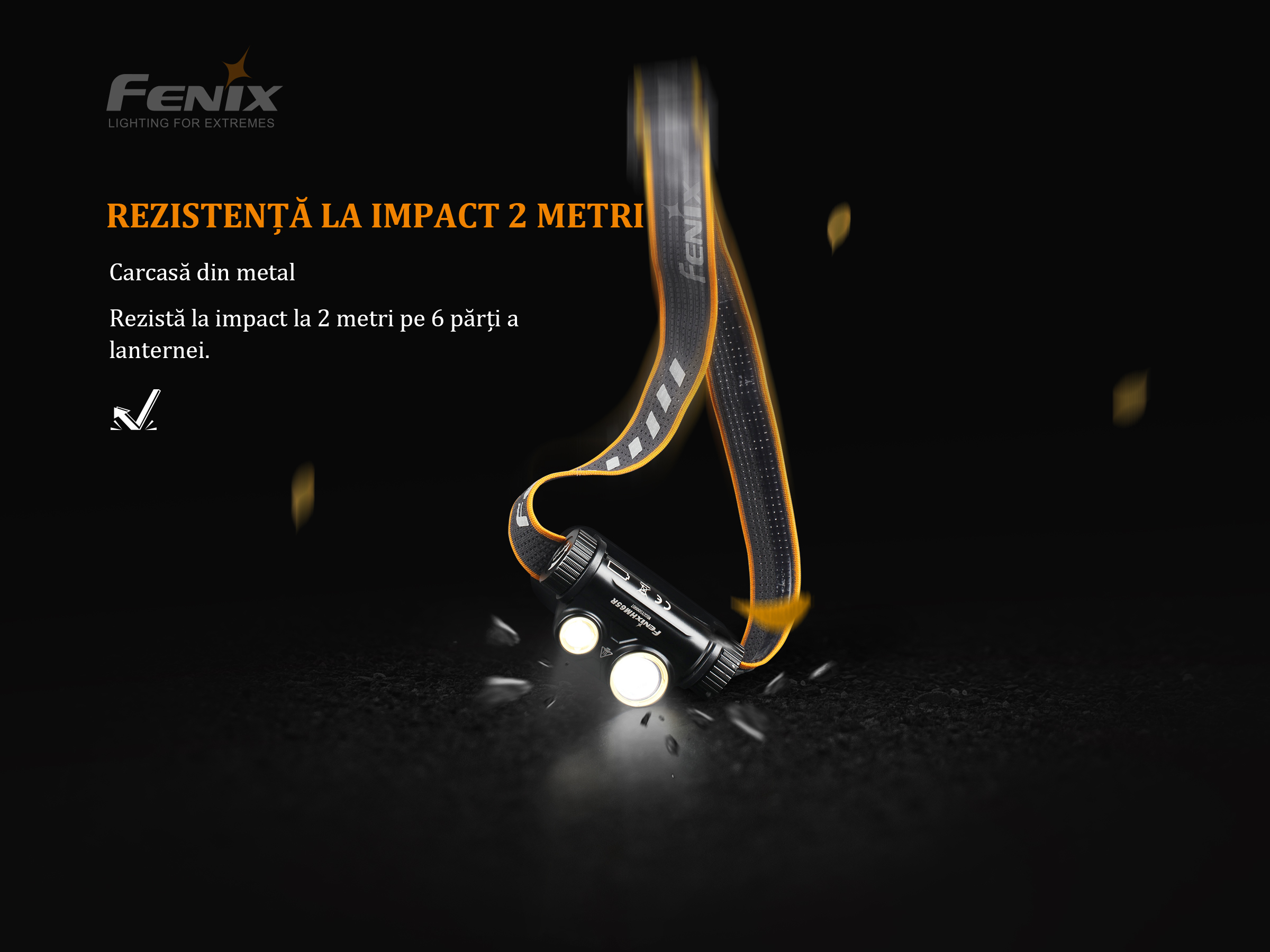 Lanternă frontală Fenix HM65R – 1400 Lumeni